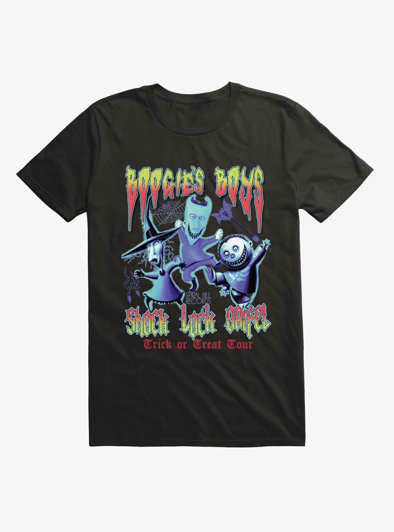 Disney The Nightmare Before Christmas Boogie's Boys Trick Or Treat Tour T-Shirt Hot Topic Exclusive T-Shirt | Exclusive Edition | High Demand Item
