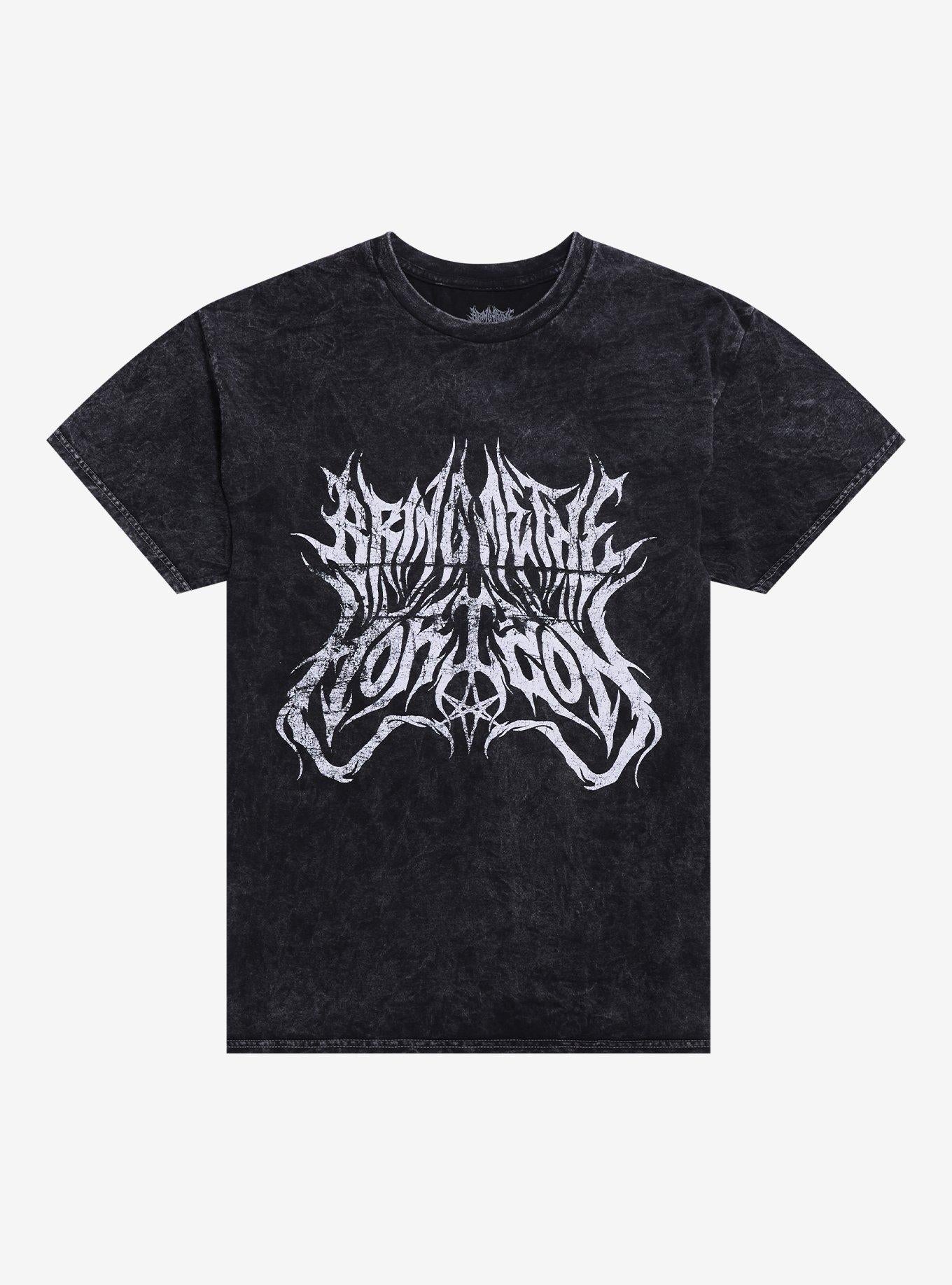 Bring Me Horizon Logo Mineral Wash T Shirt
