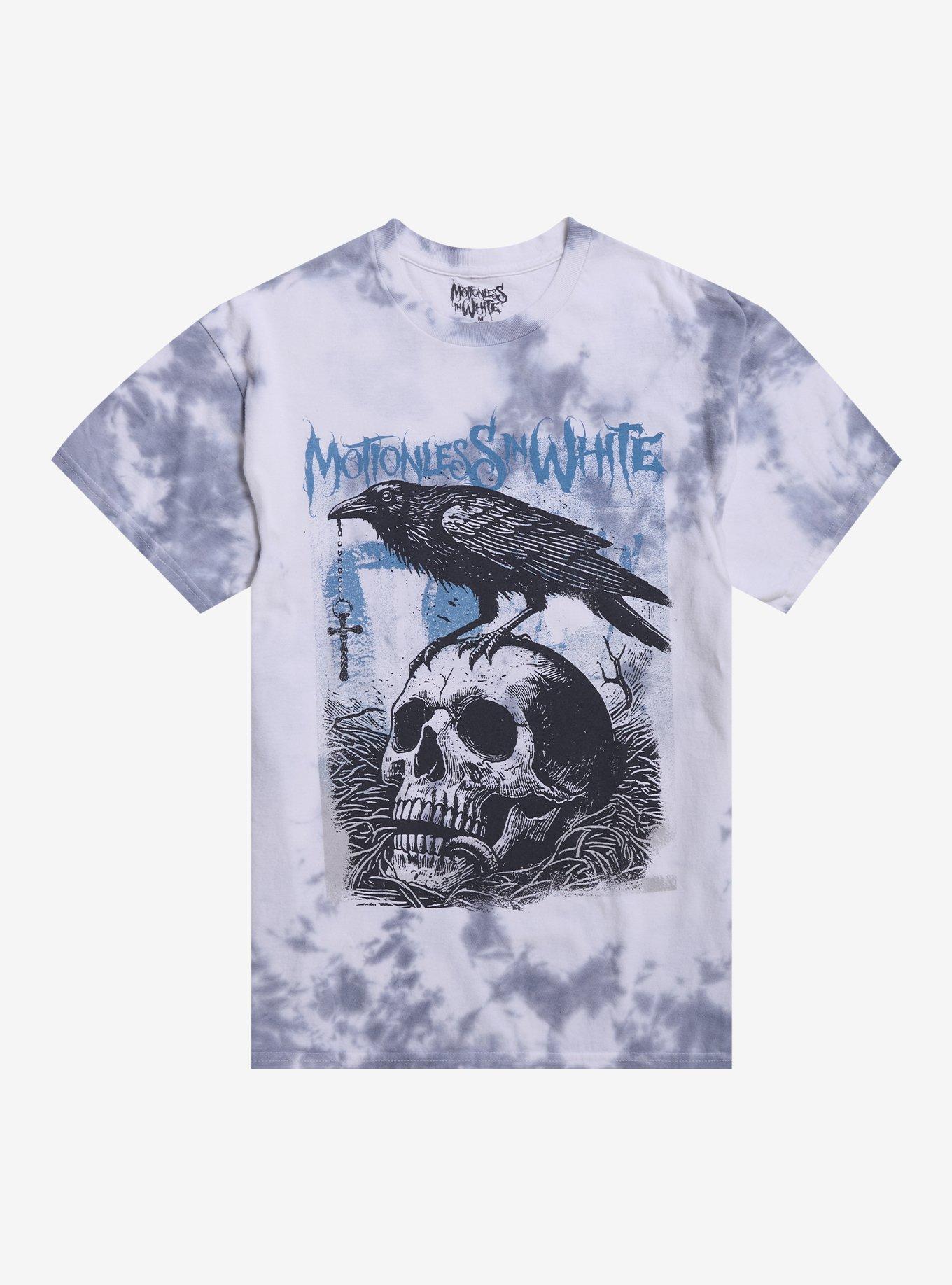 Motionless In White Raven Skull T-Shirt | Premium Unisex T-Shirt, Trending Graphic Tee