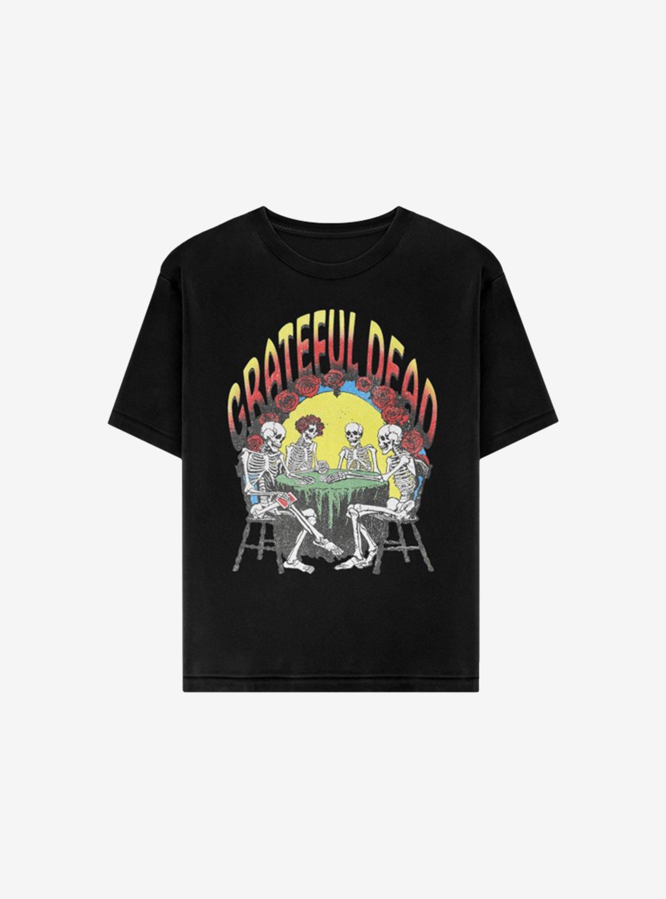 Grateful Dead Skeleton Card Game T Shirt