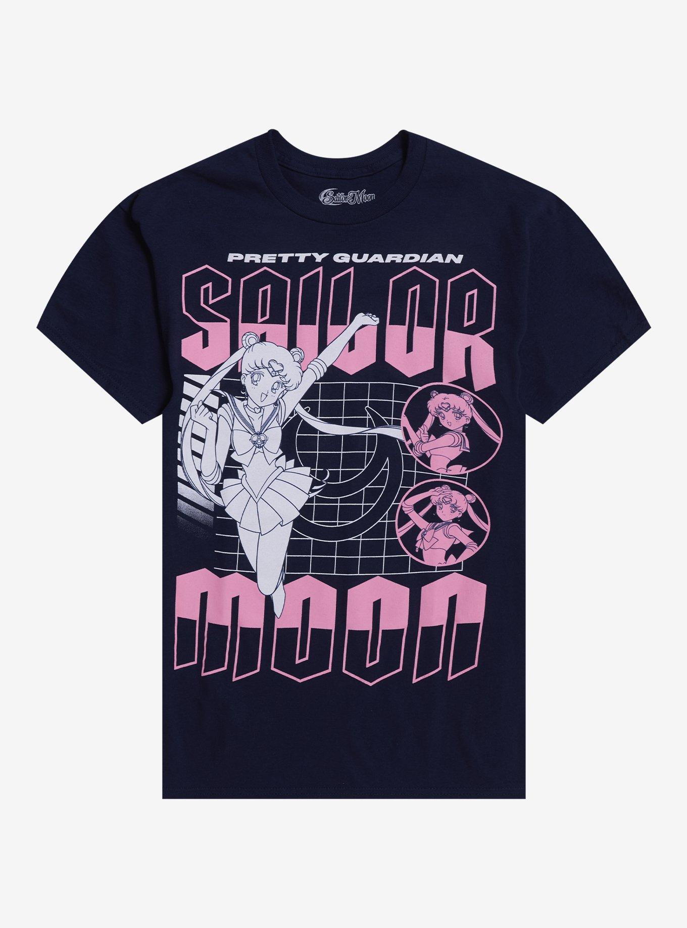 Pretty Guardian Sailor Moon Grid Profile T Shirt