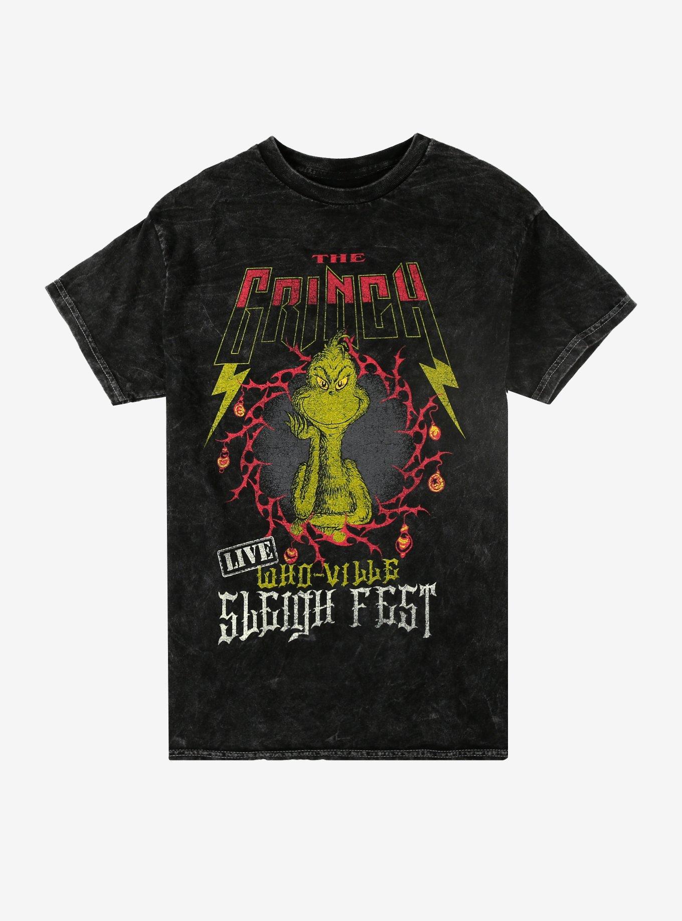 Dr Seuss How Grinch Stole Christmas Grinch Metal T Shirt