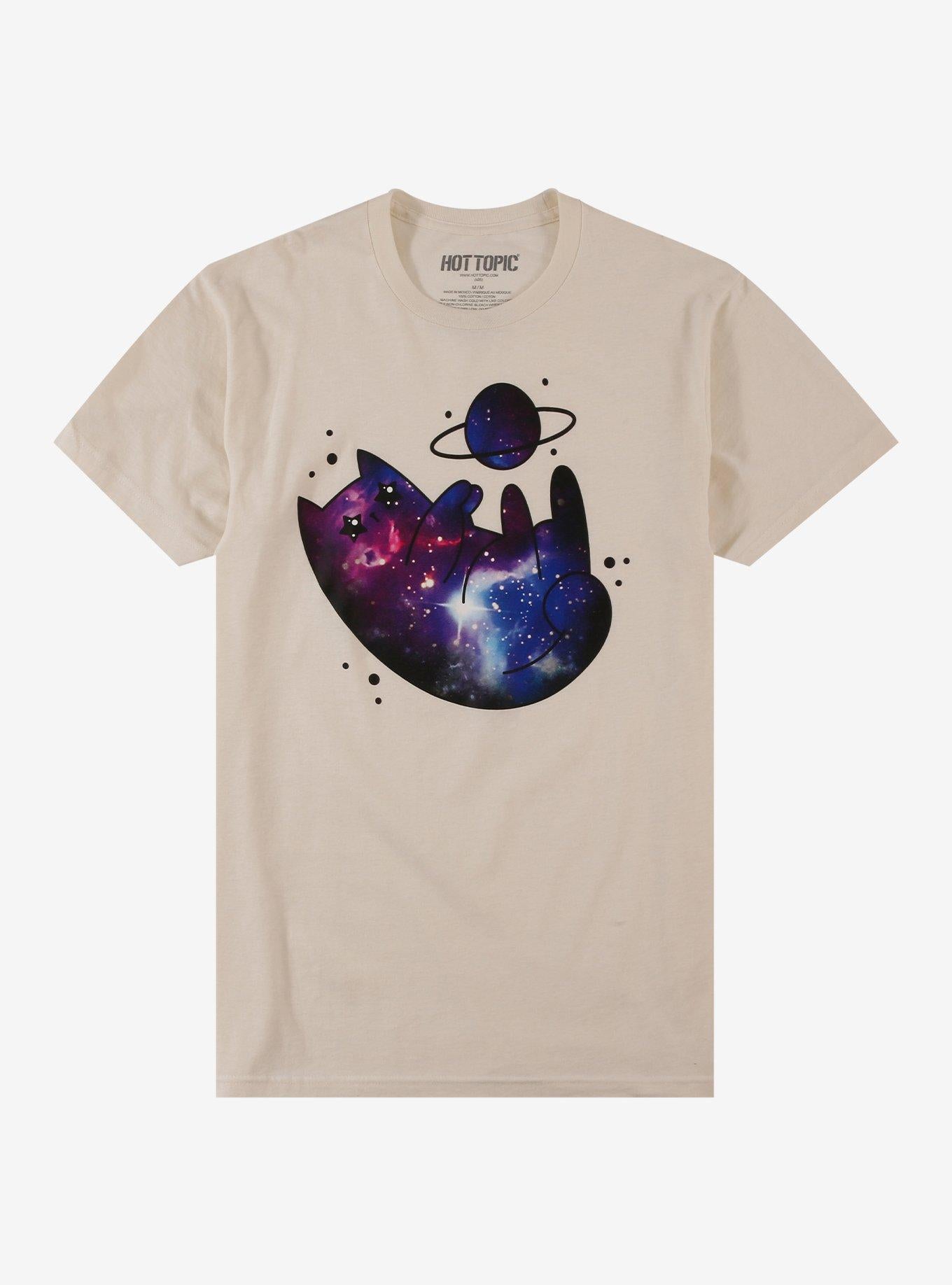 Galaxy Cat Planet T Shirt