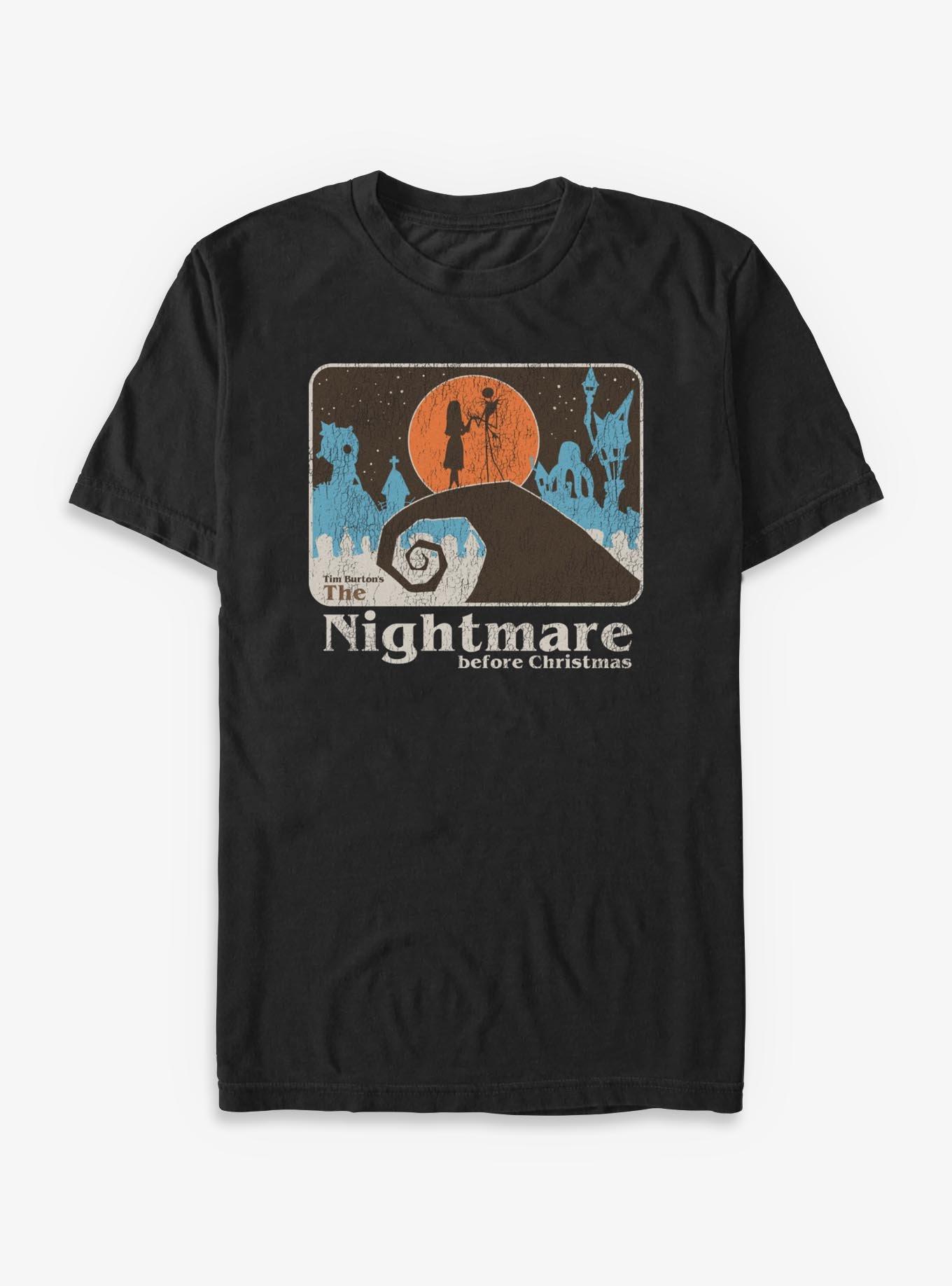Disney The Nightmare Before Christmas Jack & Sally Hill Pose T-Shirt