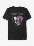 Disney The Nightmare Before Christmas Together Forever Jack & Sally Heart T-Shirt