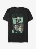 Disney The Nightmare Before Christmas Jack & Zero Poster T-Shirt