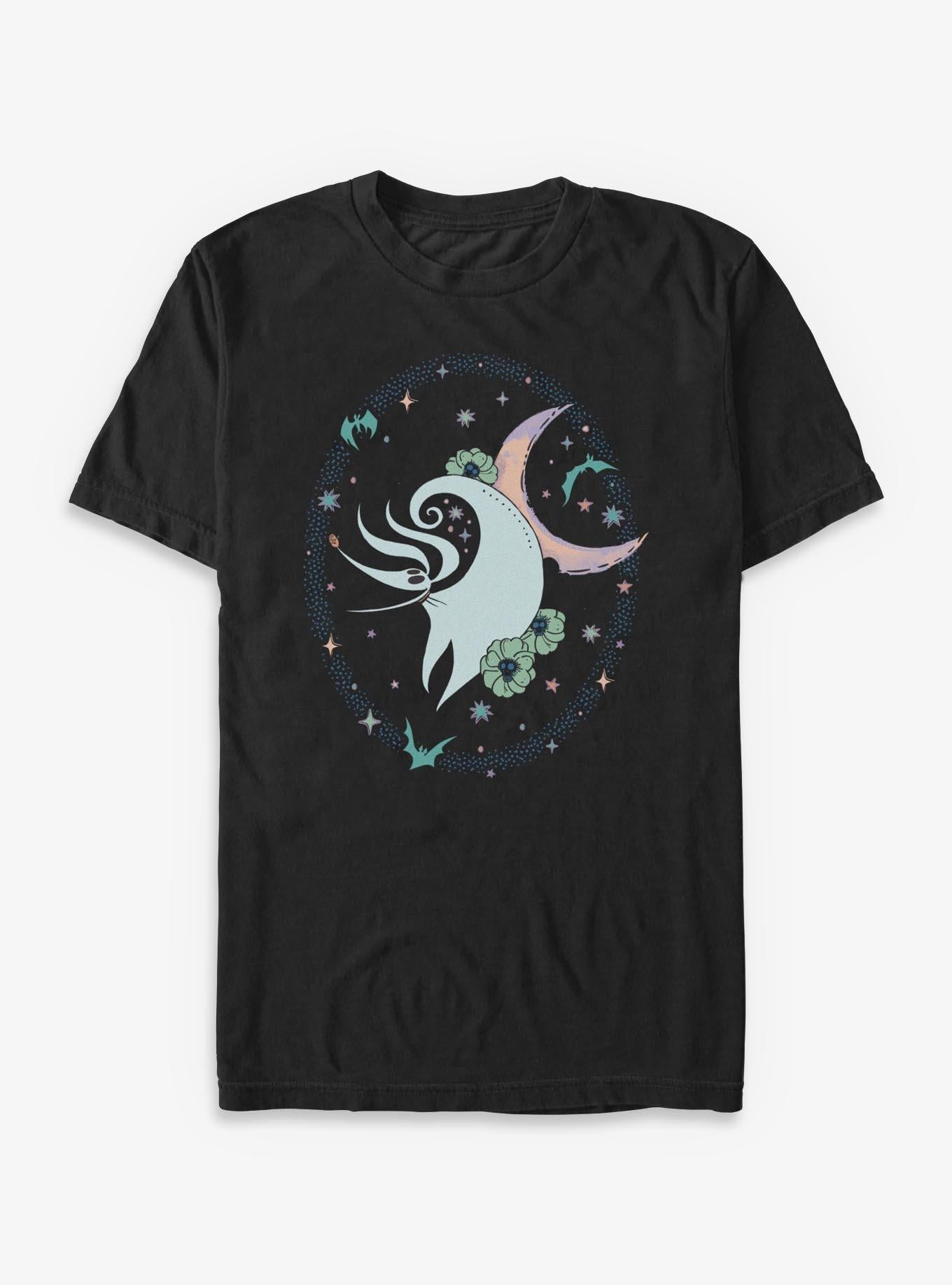 Disney The Nightmare Before Christmas Zero Stars And Flowers T-Shirt