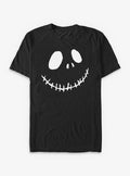 Disney The Nightmare Before Christmas Jack Face T-Shirt T-Shirt | Aesthetic Graphic | High Demand Item