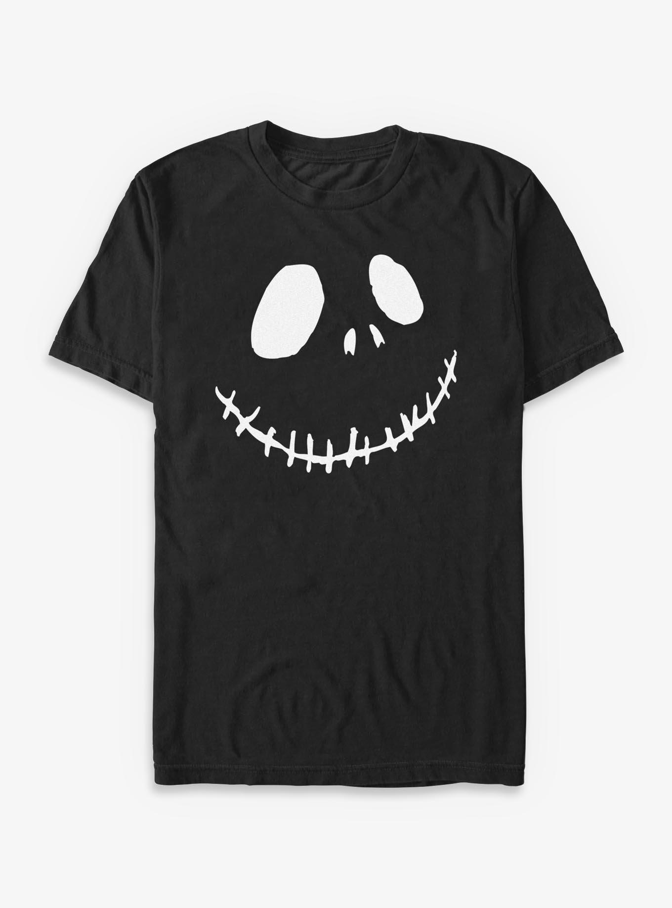 Disney The Nightmare Before Christmas Jack Face T-Shirt T-Shirt | Aesthetic Graphic | High Demand Item