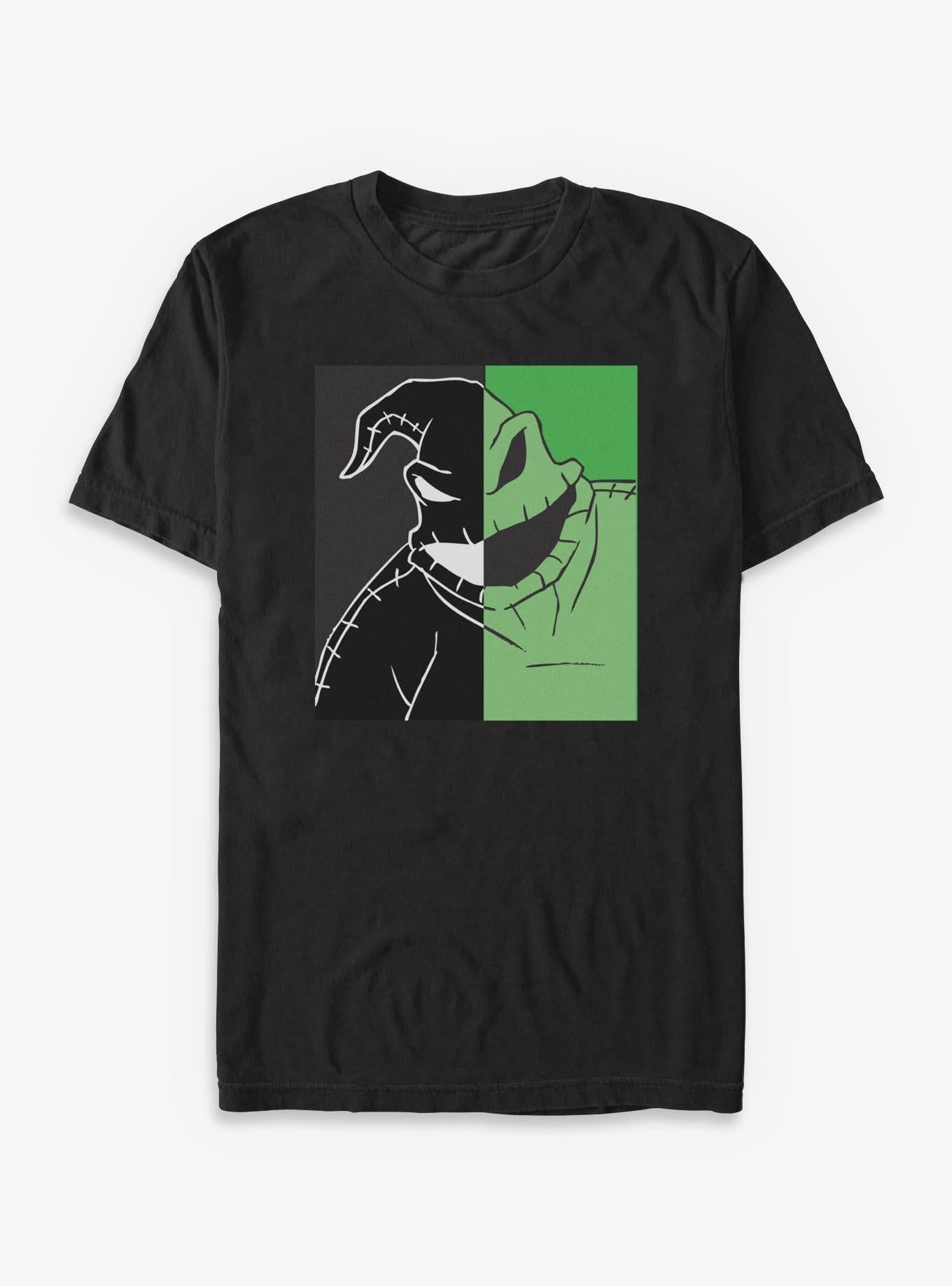 Disney The Nightmare Before Christmas Oogie Split T-Shirt T-Shirt | Aesthetic Graphic | Great Gift Idea