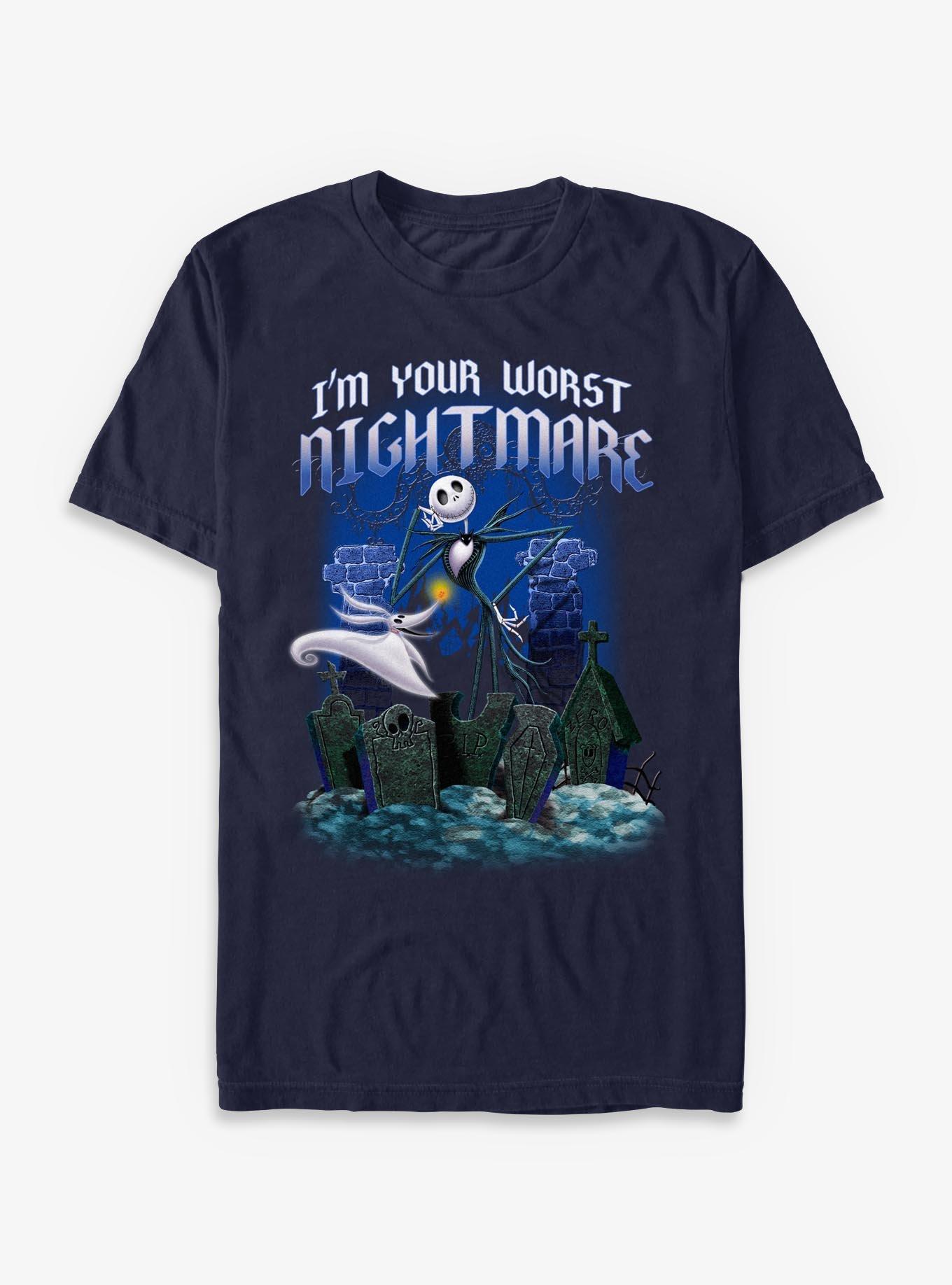 Disney The Nightmare Before Christmas Jack Tombstone Blues T-Shirt