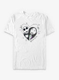 Disney The Nightmare Before Christmas Jack & Sally Spooky Cute T-Shirt