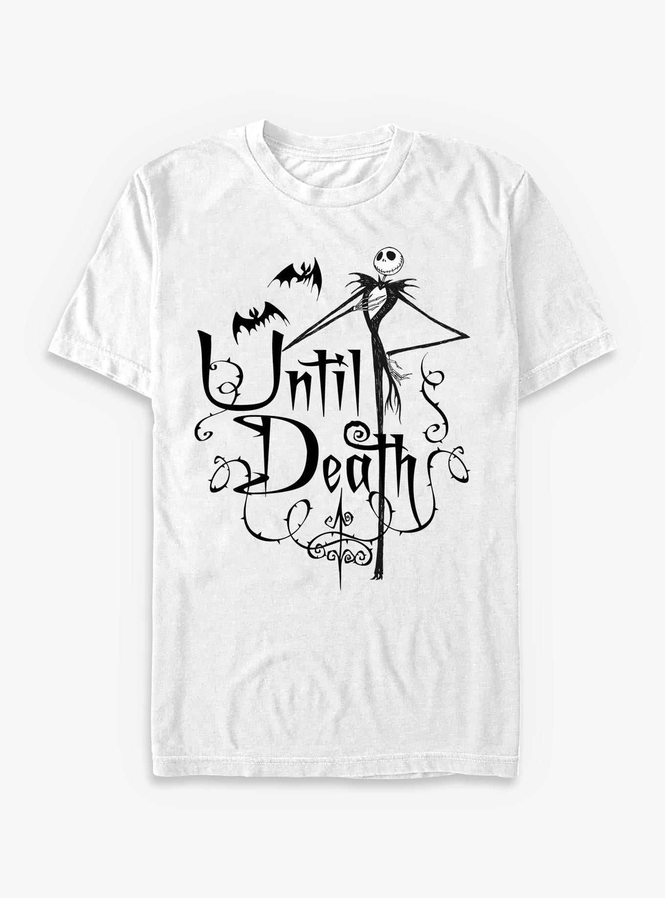 Disney The Nightmare Before Christmas Jack Until Death T-Shirt T-Shirt | Streetwear Vibe | Top Pick For Fans