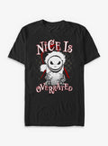 Disney The Nightmare Before Christmas Nice Is Overrated T-Shirt