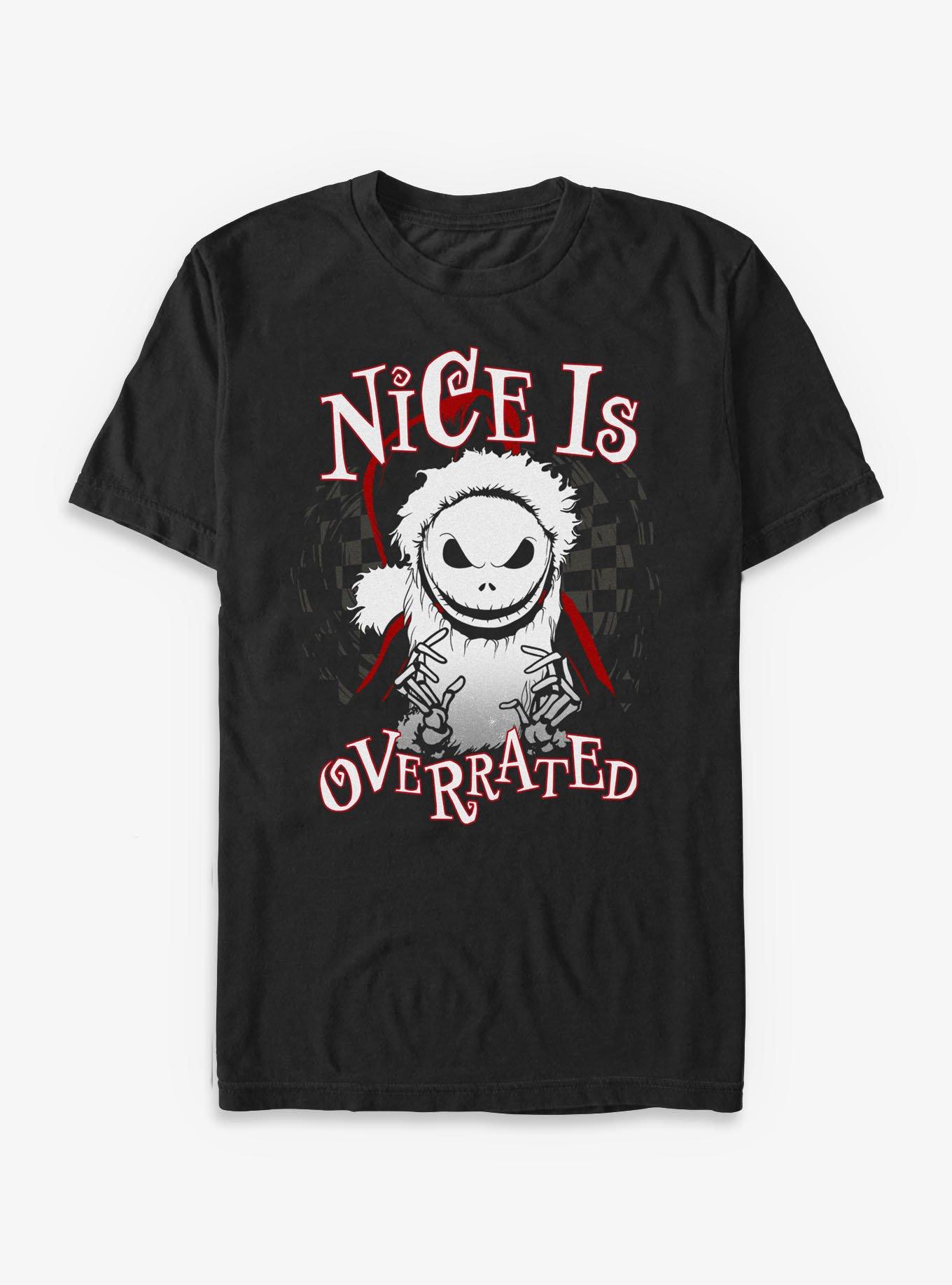 Disney The Nightmare Before Christmas Nice Is Overrated T-Shirt