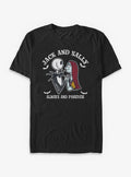 Disney The Nightmare Before Christmas Jack And Sally Forever T-Shirt