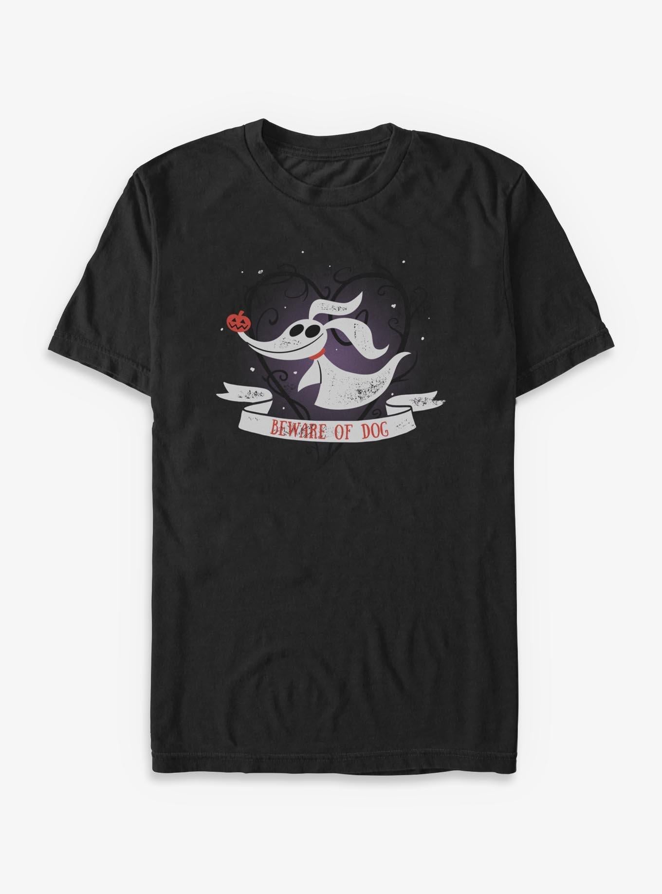 Disney The Nightmare Before Christmas Zero Beware Of Dog T-Shirt
