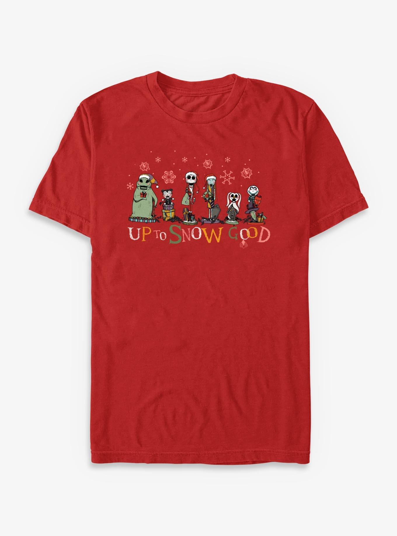 Disney The Nightmare Before Christmas Up To Snow Good T-shirt | Trendy Graphic Tee | Casual Unisex T-shirt