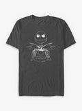 Disney The Nightmare Before Christmas Jack Pumpkin Sketch T-Shirt