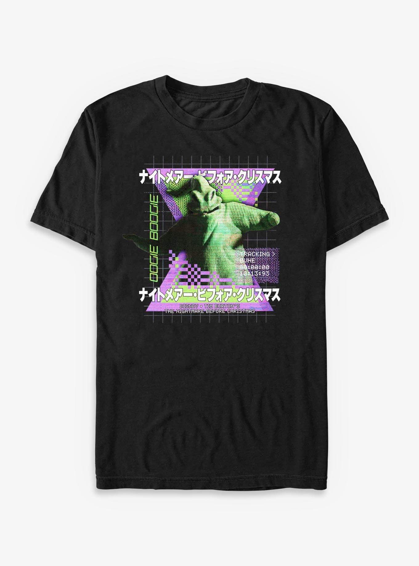 Disney The Nightmare Before Christmas Vaporwave Oogie T-Shirt