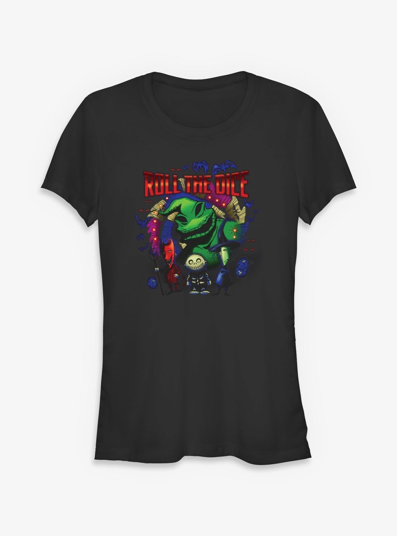 Disney The Nightmare Before Christmas Oogie Roll The Dice Girls T-Shirt