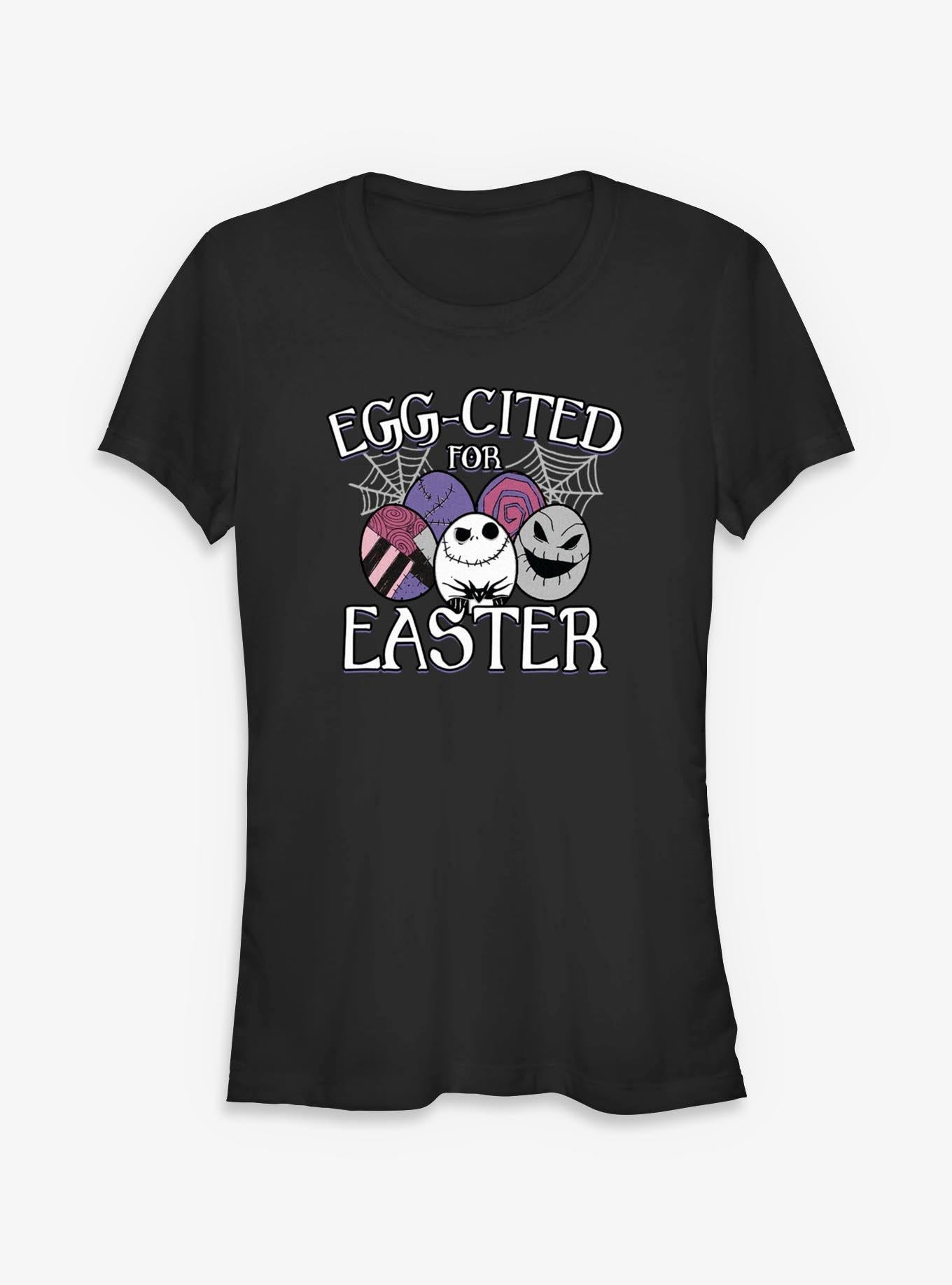 Disney The Nightmare Before Christmas Egg-Cited For Easter Girls T-Shirt