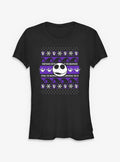 Disney The Nightmare Before Christmas Jack Ugly Sweater Girls T-Shirt