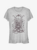 Disney The Nightmare Before Christmas Jack & Sally True Love Yard Girls T-Shirt