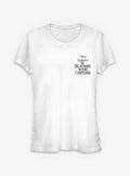 Disney The Nightmare Before Christmas Logo Pocket Girls T-Shirt