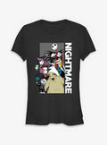 Disney The Nightmare Before Christmas Stacked Group Girls T-Shirt