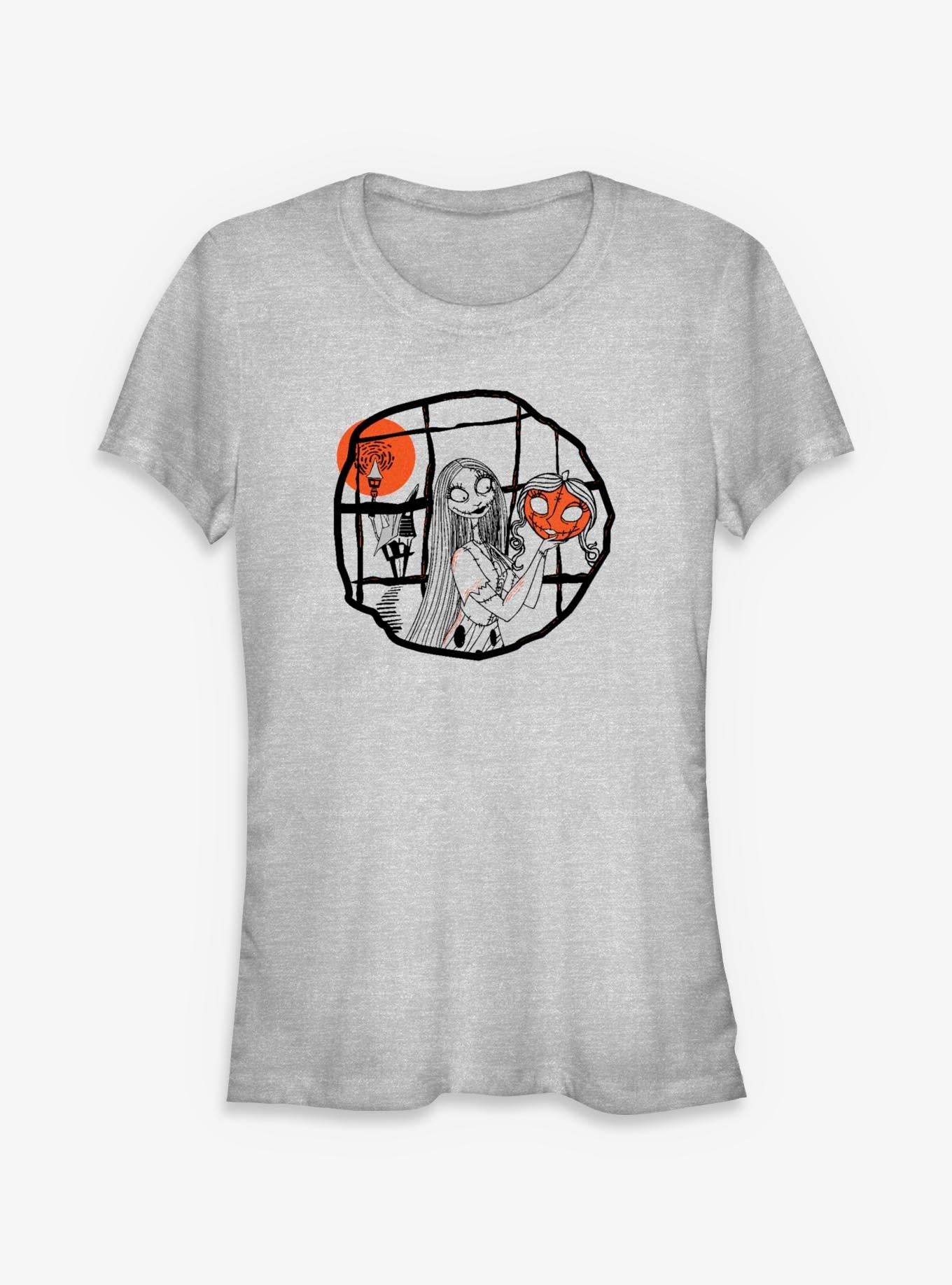 Disney The Nightmare Before Christmas Sally Pumpkin Girls T-Shirt T-Shirt | Exclusive Edition | Must-Have Style