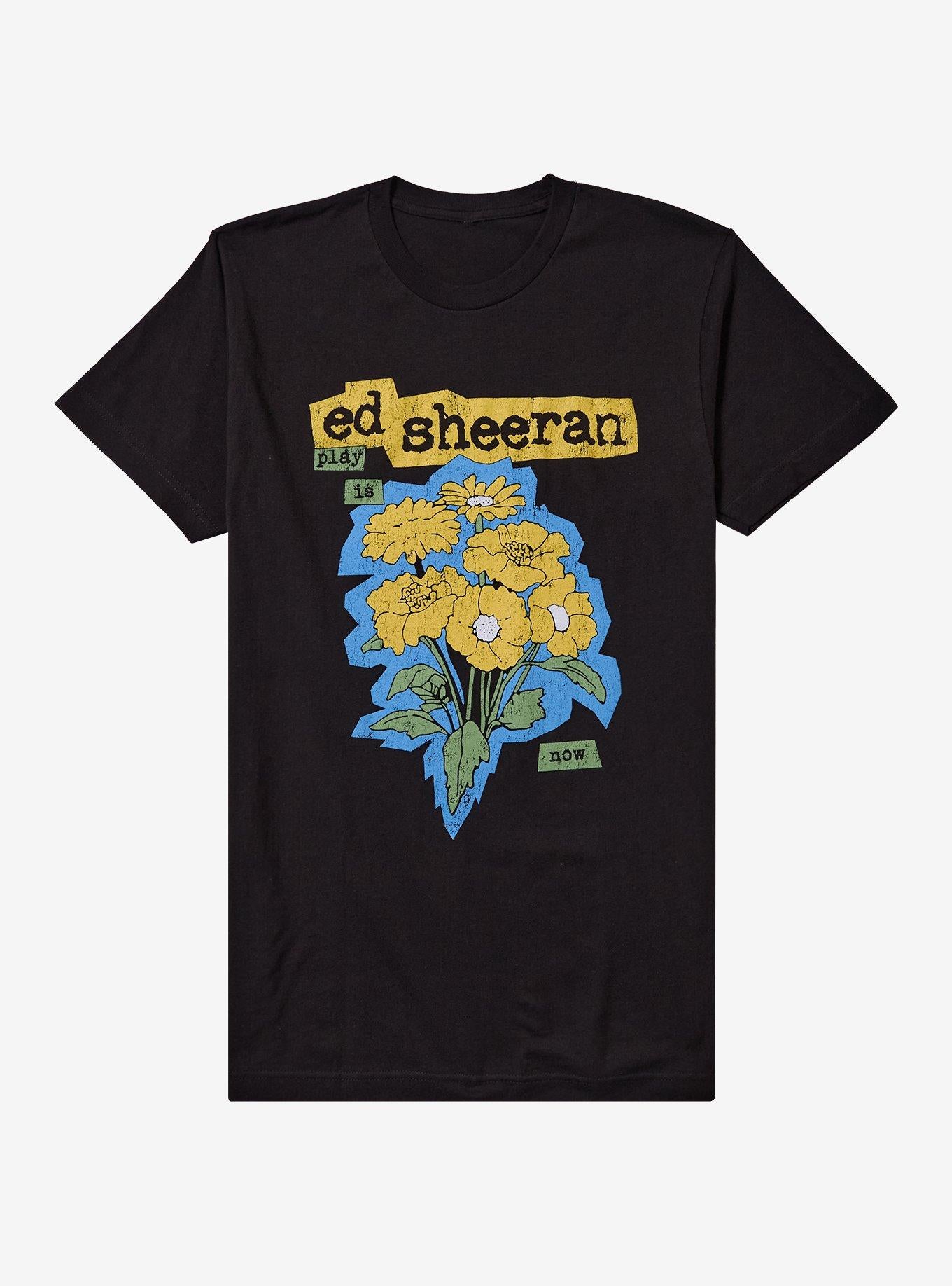 Ed Sheeran Play Flowers T-Shirt | Premium Unisex T-Shirt, Trending Graphic Tee