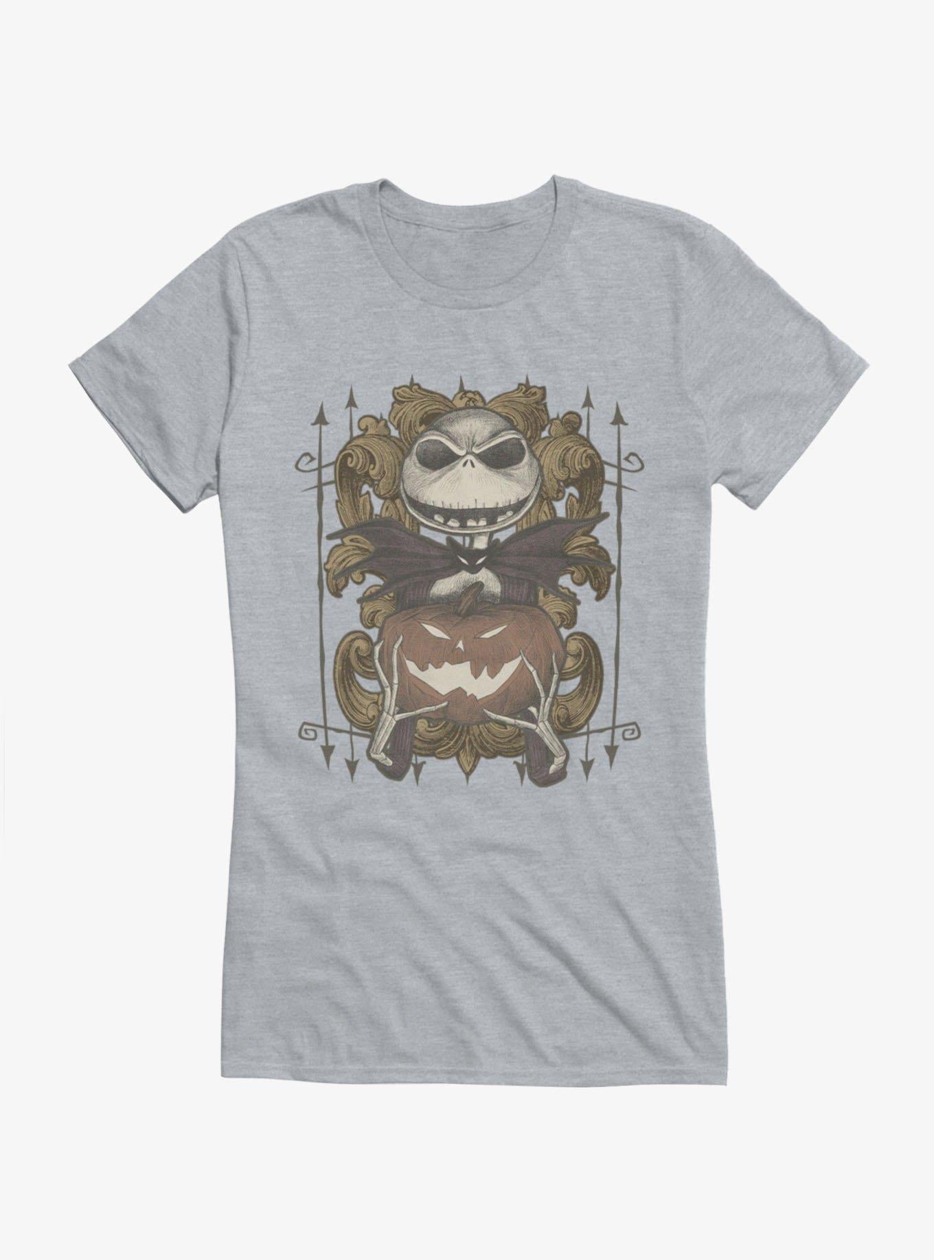 Disney The Nightmare Before Christmas Jack Pumpkin Flourish Girls T-Shirt Hot Topic Exclusive
