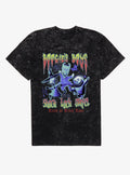 Disney The Nightmare Before Christmas Boogie's Boys Trick Or Treat Tour Mineral Wash T-shirt Hot Topic Exclusive | Trendy Graphic Tee | Casual Unisex T-shirt