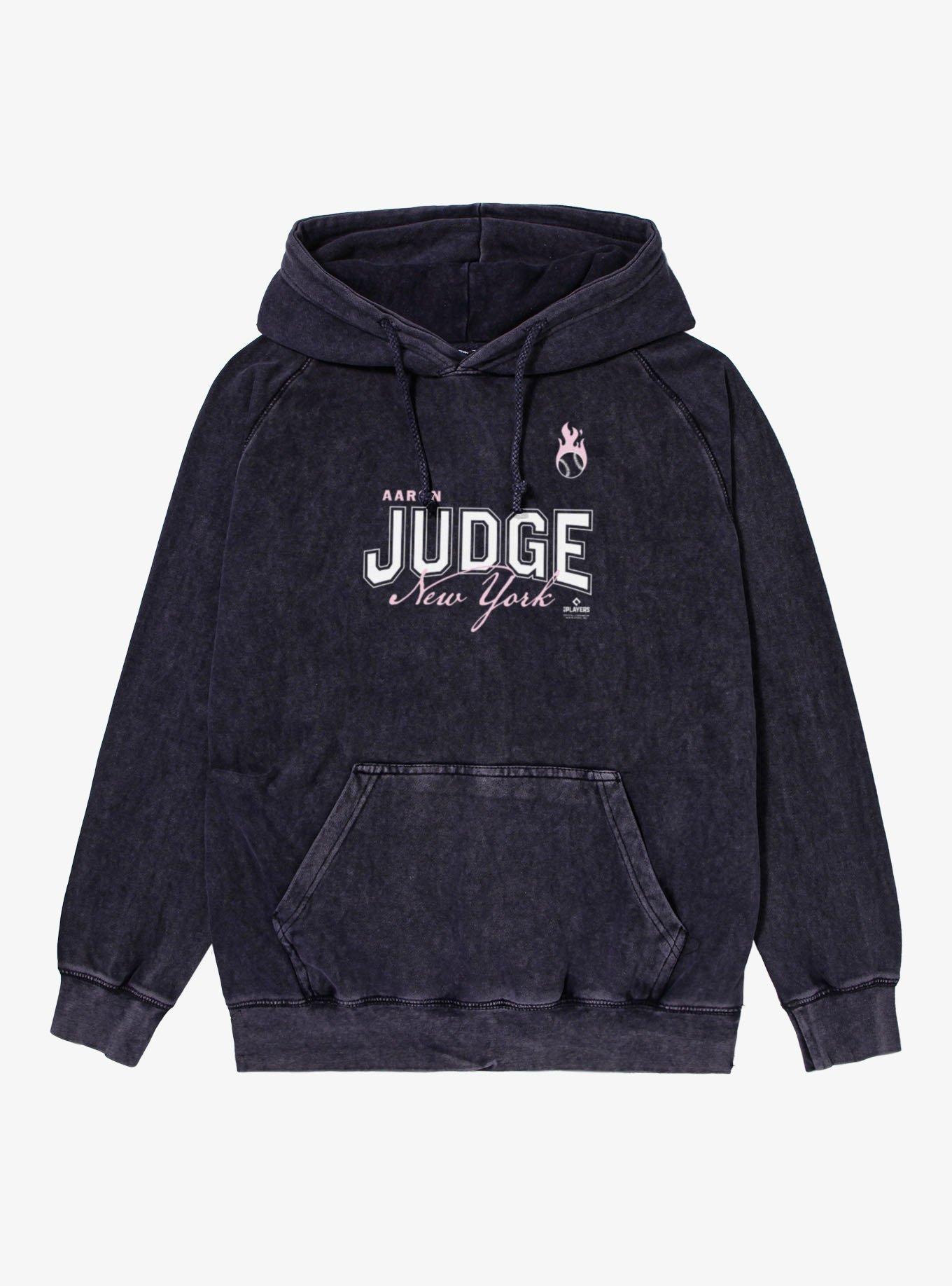 MLB Aaron Judge New York Yankees Mineral Wash Hoodie Hot Topic Exclusive