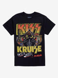 Kiss Kruise Las Vegas Cityscape T Shirt
