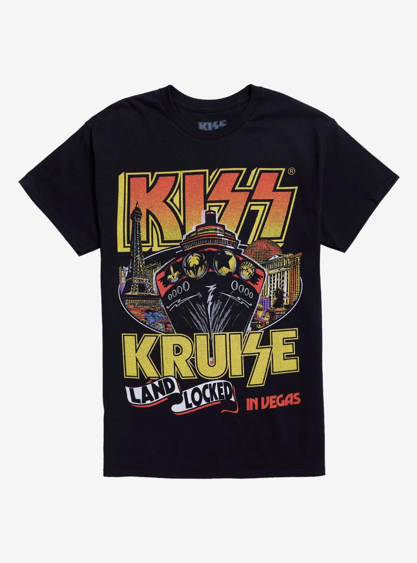Kiss Kruise Las Vegas Cityscape T Shirt
