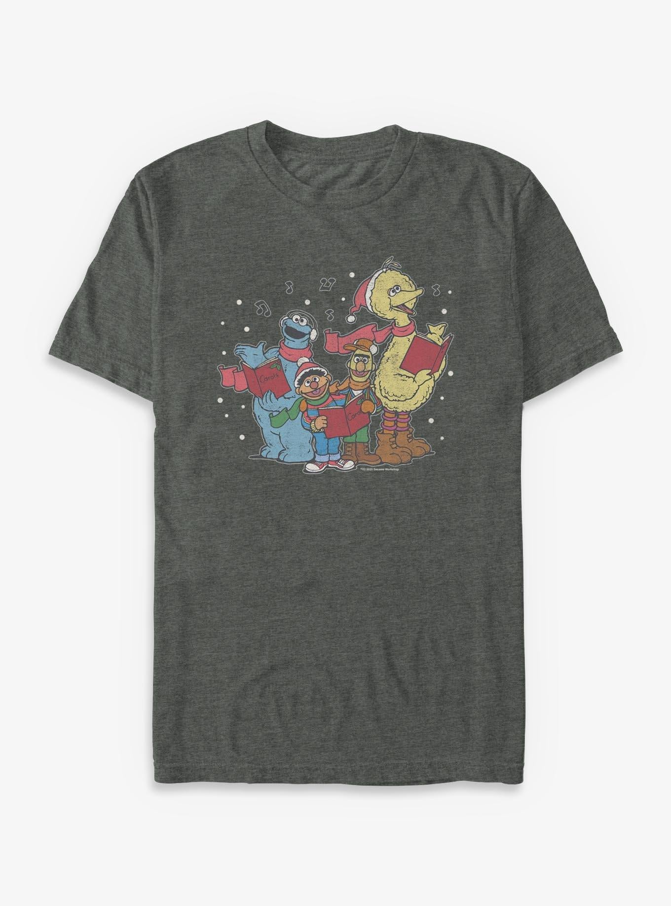 Sesame Street Christmas Carols T-Shirt T-Shirt | High-Quality Print | Great Gift Idea