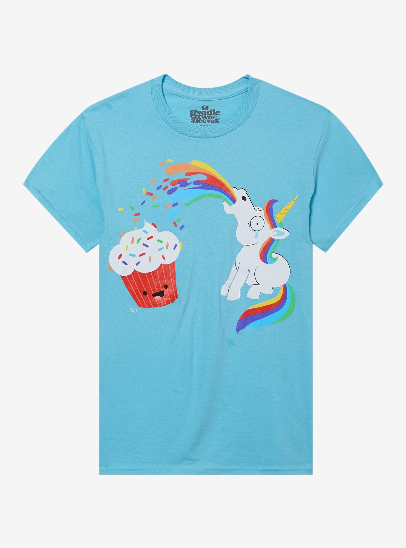 Unicorn Cupcake T Shirt By Goodie Two Sleeves
