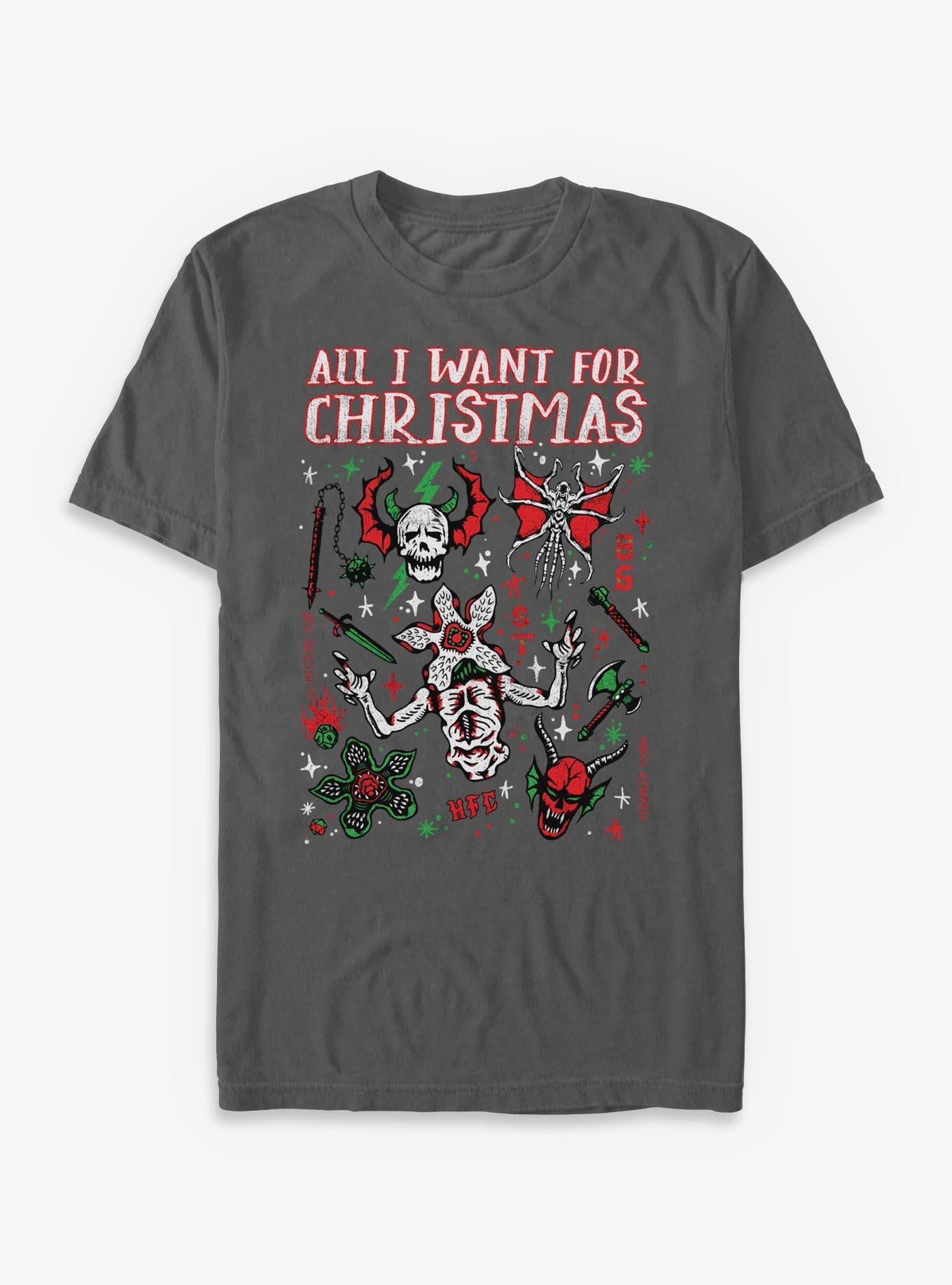 Stranger Things Christmas Flash Sheet Garment Dye T-Shirt T-Shirt | Premium Graphic | Top Pick For Fans