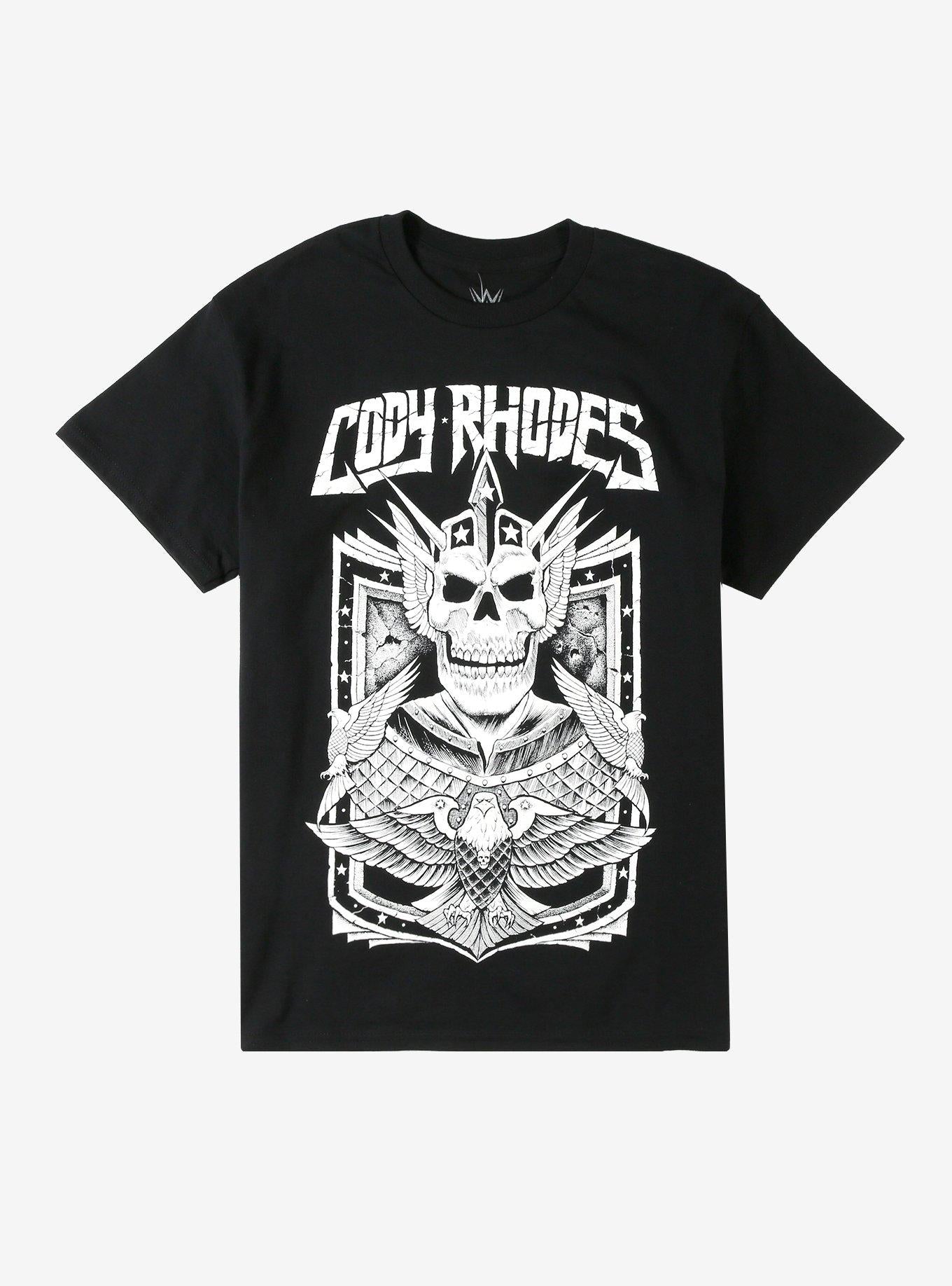 Wwe X Sawblade Cody Rhodes Skeleton Crest T Shirt
