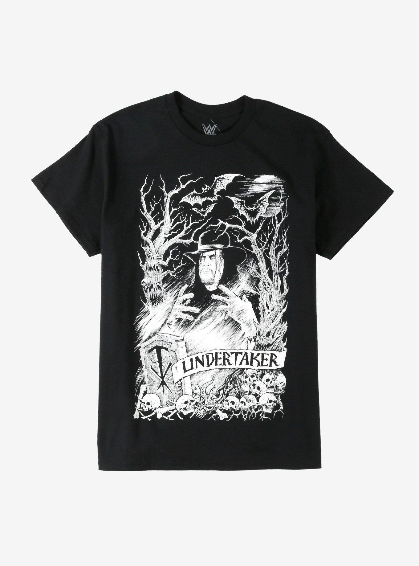 Wwe X Sawblade Undertaker Graveyard T Shirt