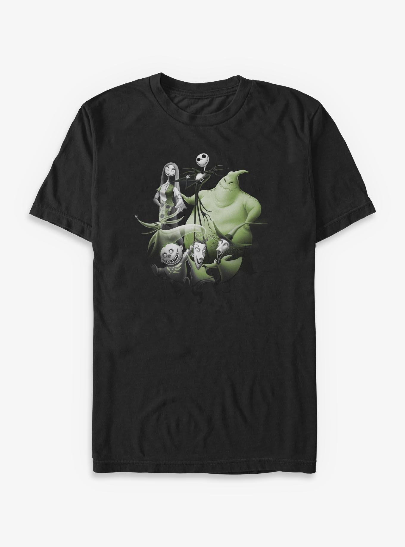 Disney The Nightmare Before Christmas Character Group Shot Big & Tall T-Shirt