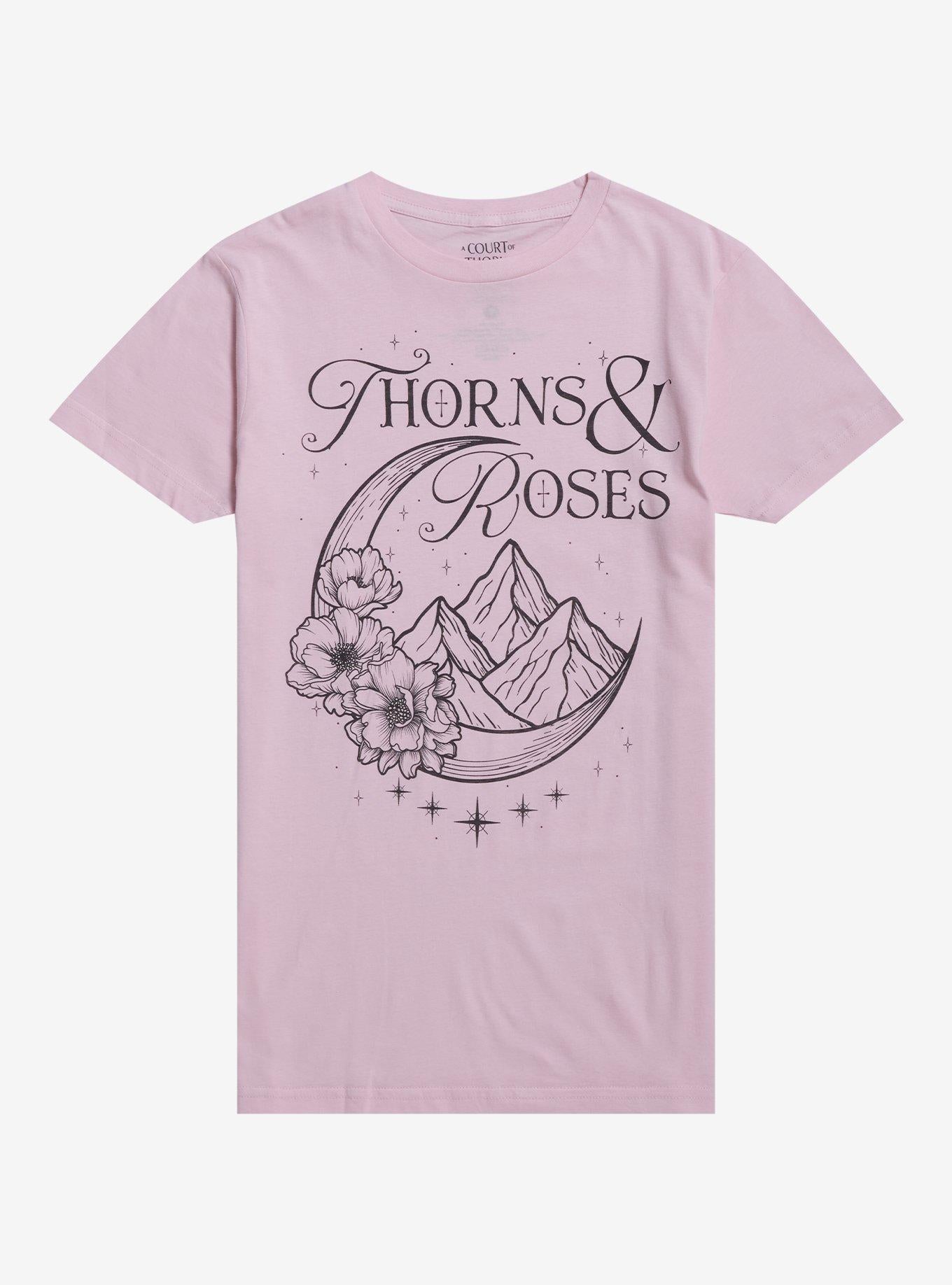 A Court Of Thorns Roses Mountain Flower T Shirt