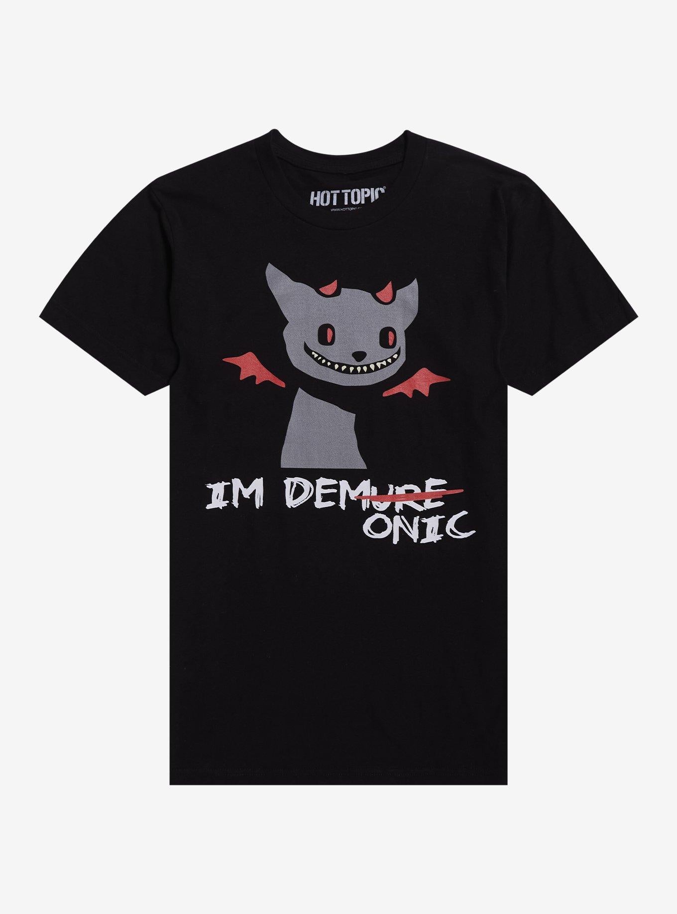 Demure Demonic Cat T Shirt
