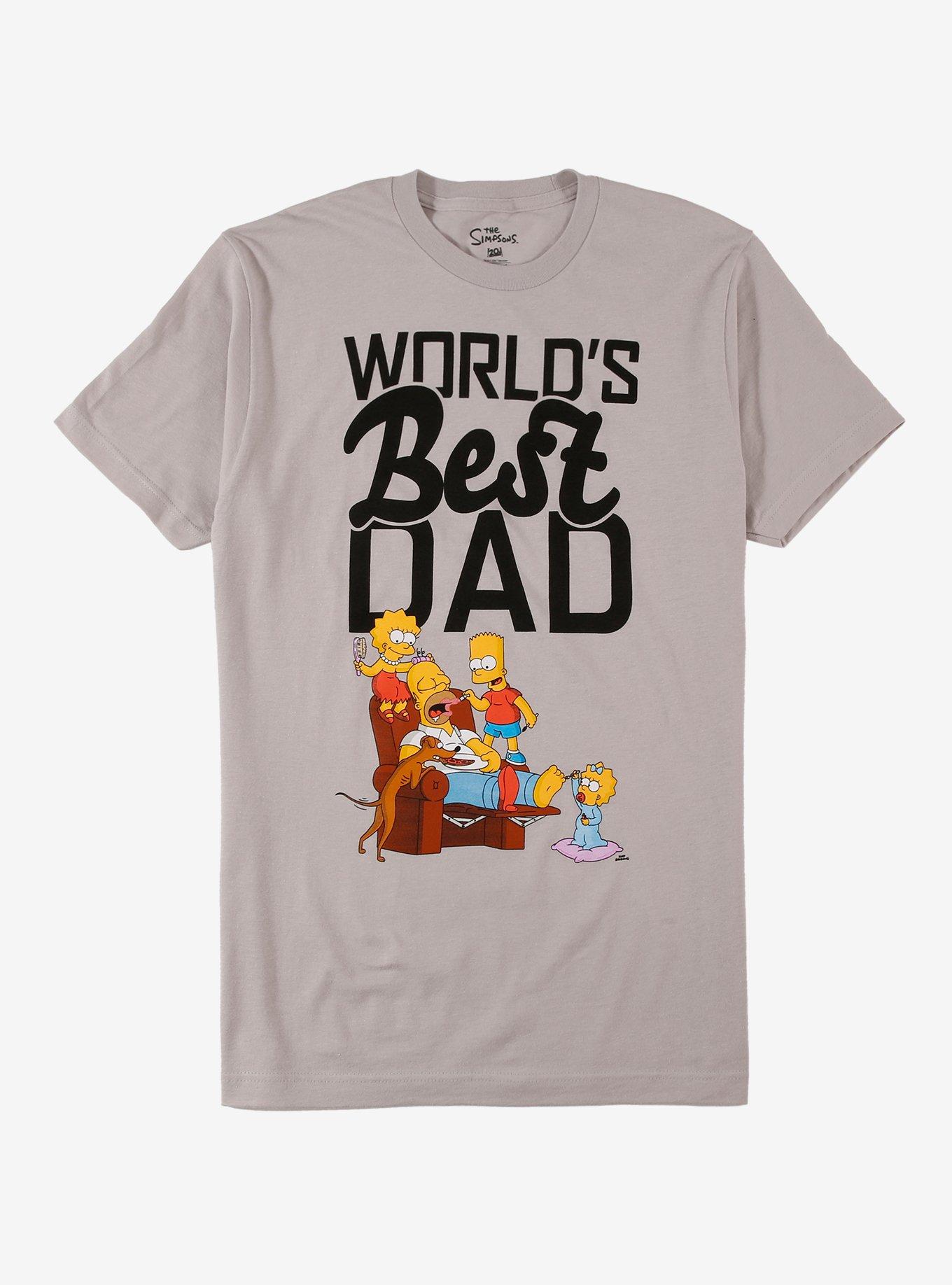 The Simpsons Worlds Best Dad T Shirt