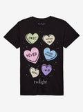 The Twilight Saga Candy Hearts T Shirt