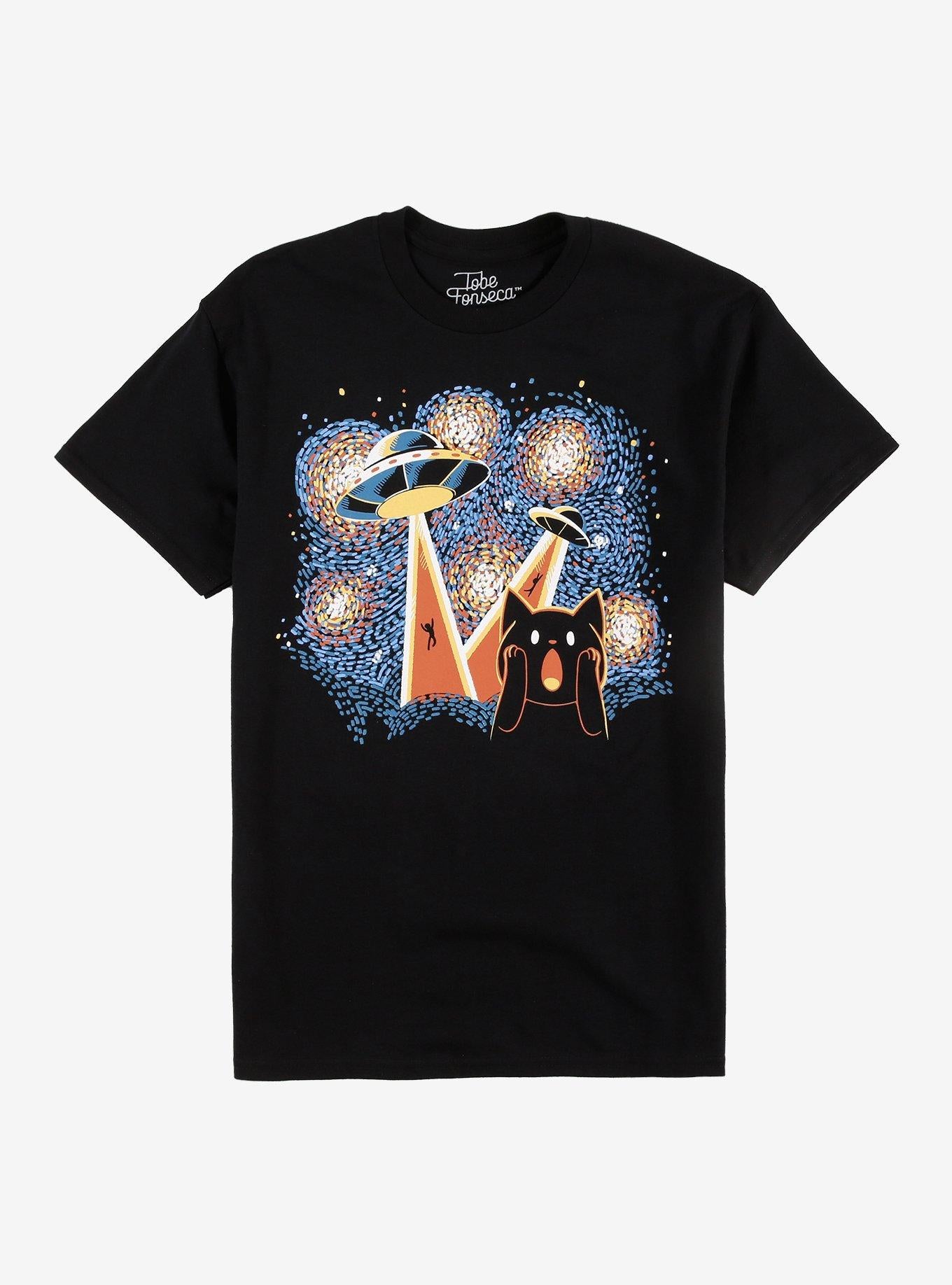 Starry Night Aliens T Shirt By Tobe Fonseca