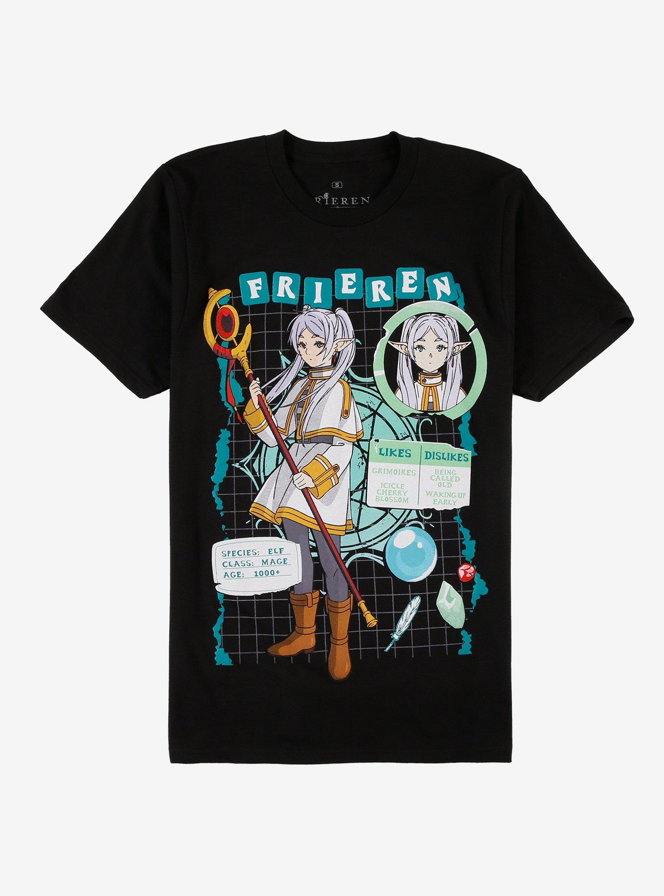 Frieren Beyond Journeys End Stats T Shirt