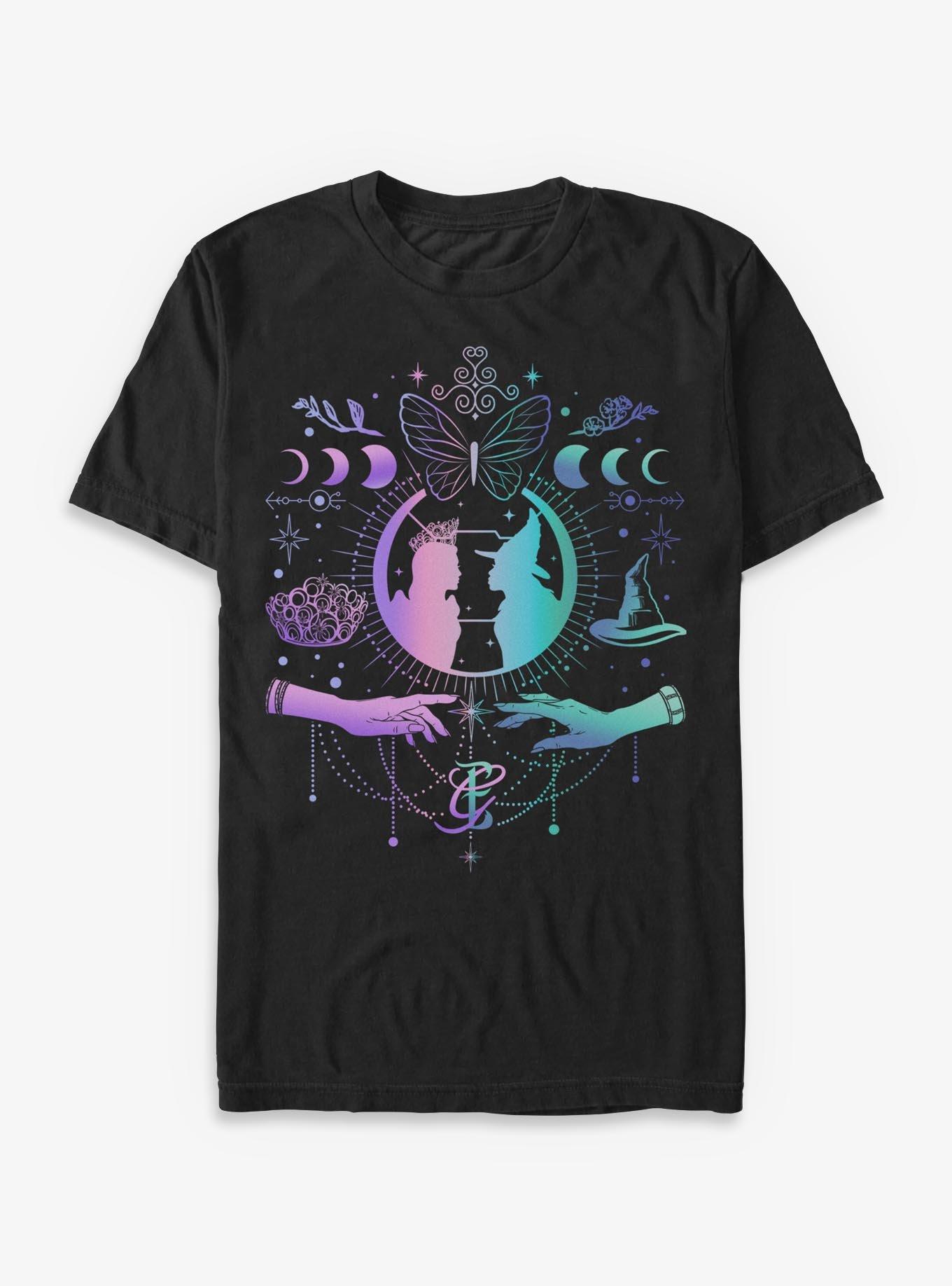 Wicked: For Good Glinda & Elphaba Moon & Stars T-Shirt Hot Topic Exclusive